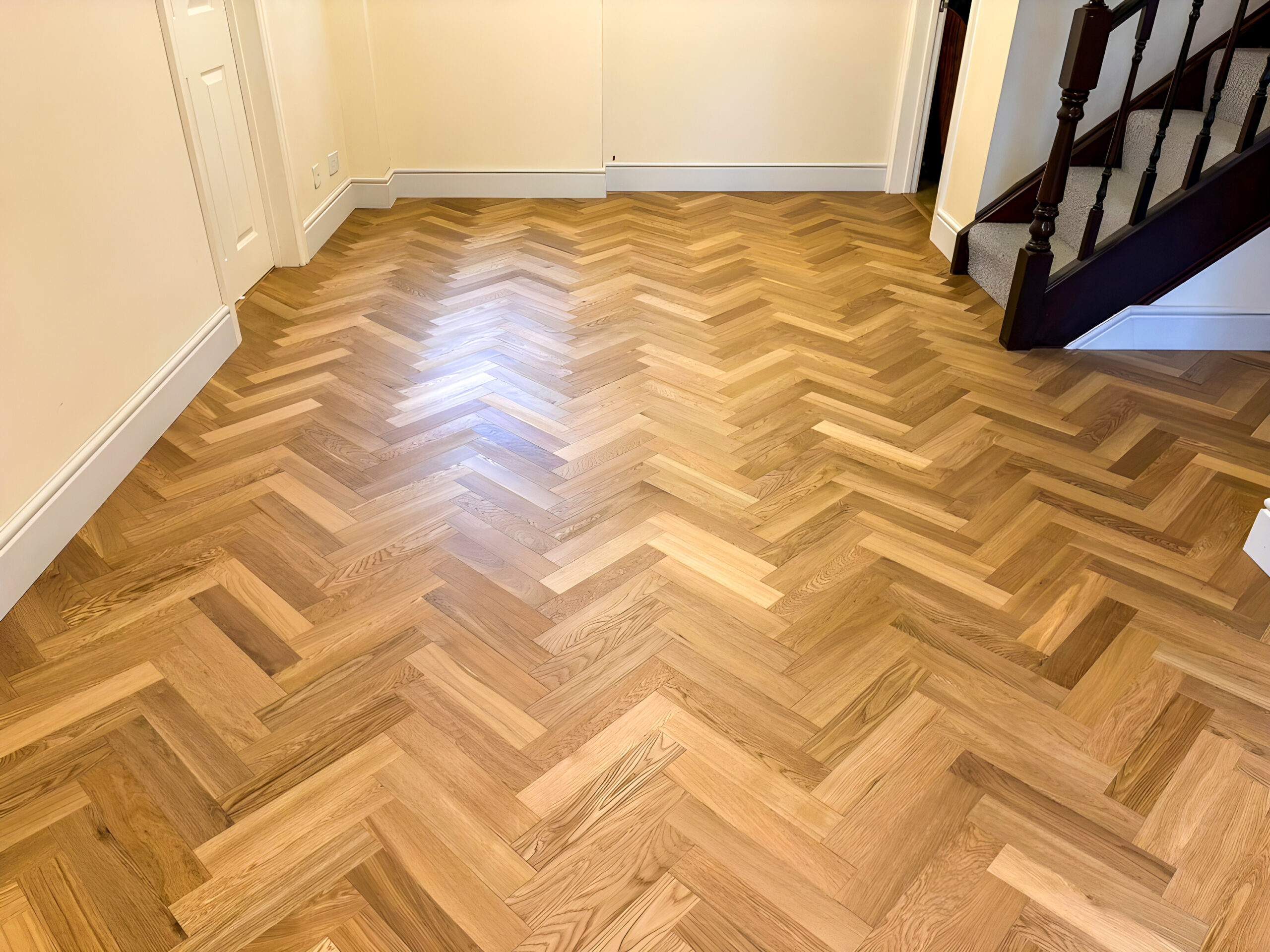 Select Oak Herringbone Parquet Flooring Supplied & Installed, Devizes