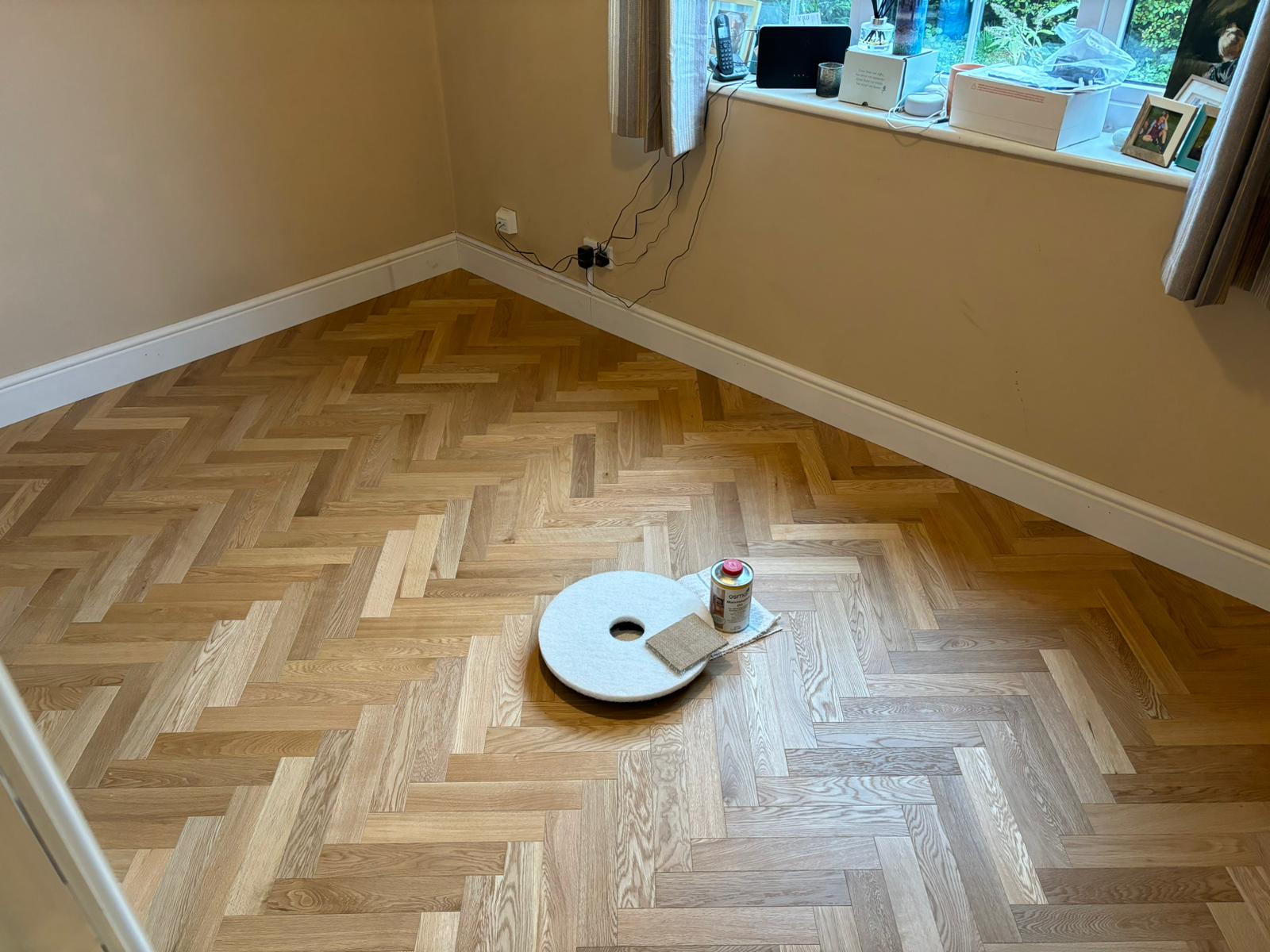 Select Oak Herringbone Parquet Flooring Supplied & Installed, Devizes