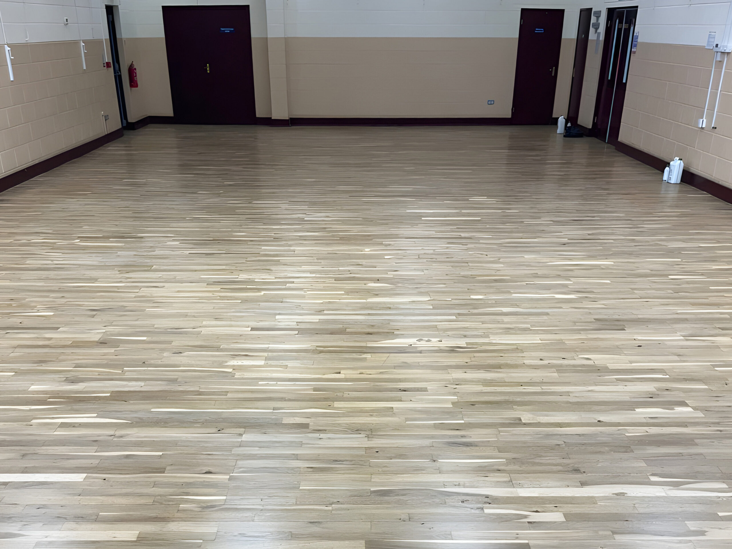 Village Hall Wood Floor Sanded & Restored, Shipton Bellinger, Tidworth